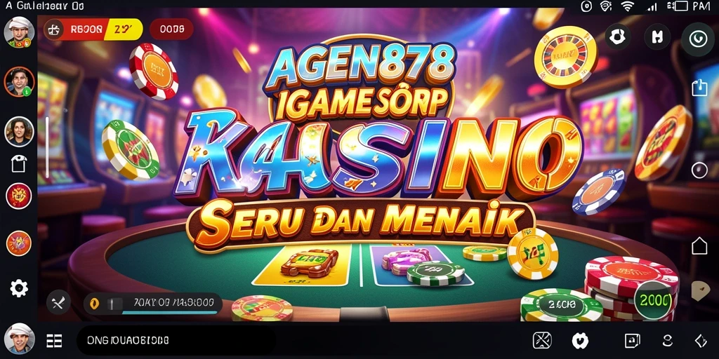 Tampilan menawan dari gameplay AGEN878 yang mendebarkan.