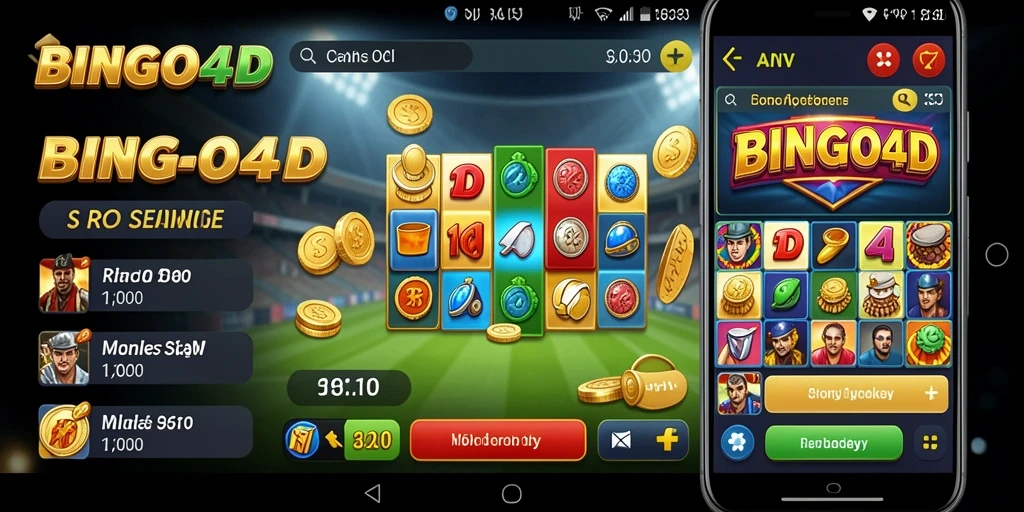 Screenshot utama BINGO4D menampilkan gameplay menarik dari taruhan olahraga.