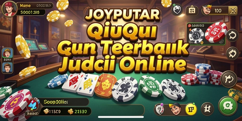 Screenshot gameplay JOYPUTAR yang menunjukkan suasana permainan QiuQiu.