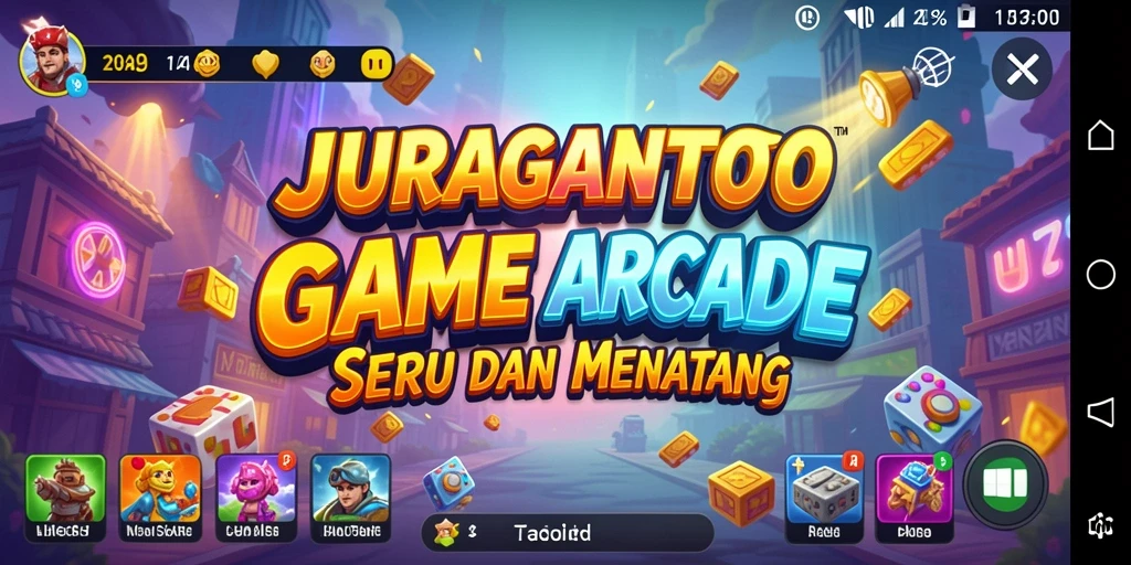 Screenshot gameplay JURAGANTOTO menampilkan keseruan bermain Arcade.