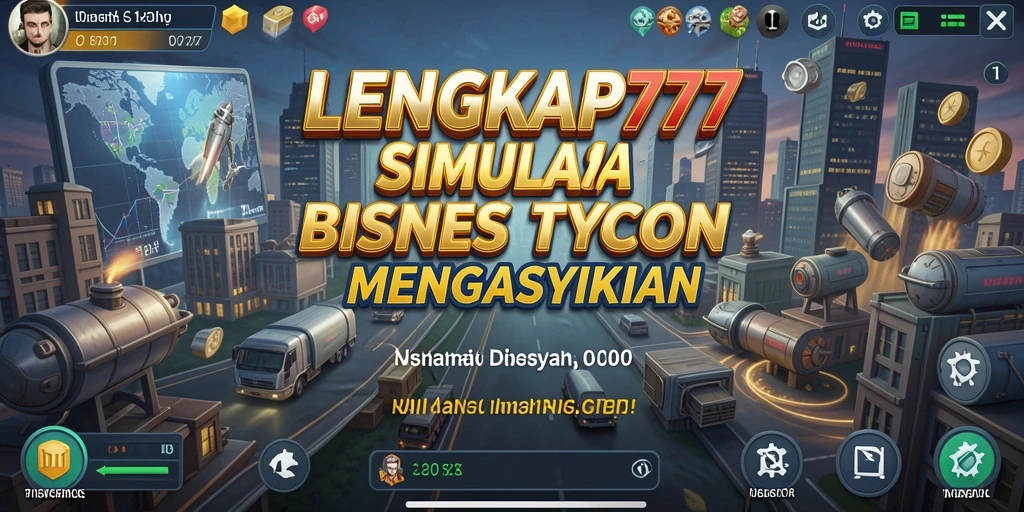 Tampilan gameplay LENGKAP777 yang dinamis dan interaktif.
