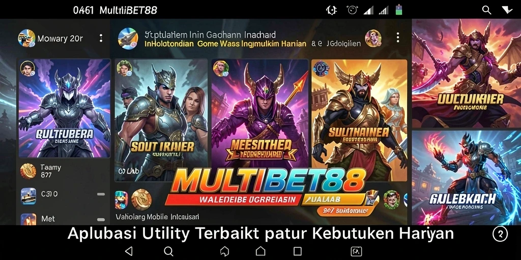Tampilan antarmuka aplikasi MULTIBET88 yang intuitif dan mudah digunakan.