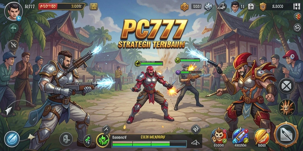 Screenshot gameplay PC777 menampilkan aksi strategi yang mendebarkan.