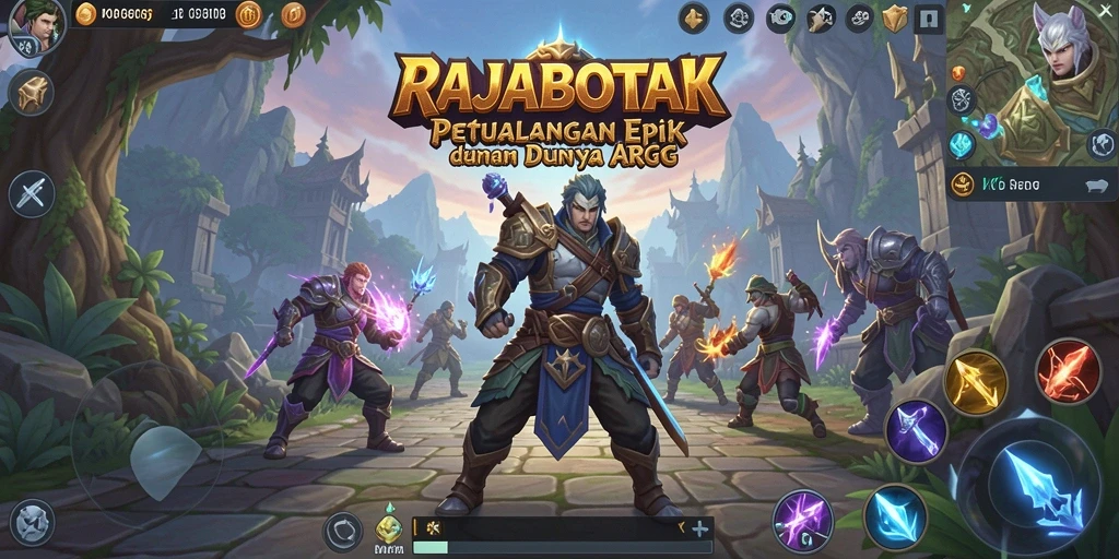 Gameplay seru dan menantang di RAJABOTAK.