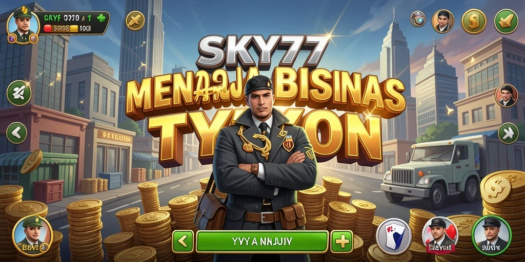 Tampilan gameplay <strong>SKY77</strong> menunjukkan strategi bisnis yang menarik.