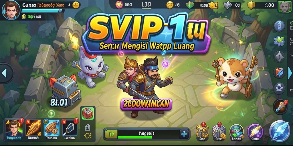 Tampilan gameplay SVIP1 yang menarik dan interaktif dalam mode Idle.