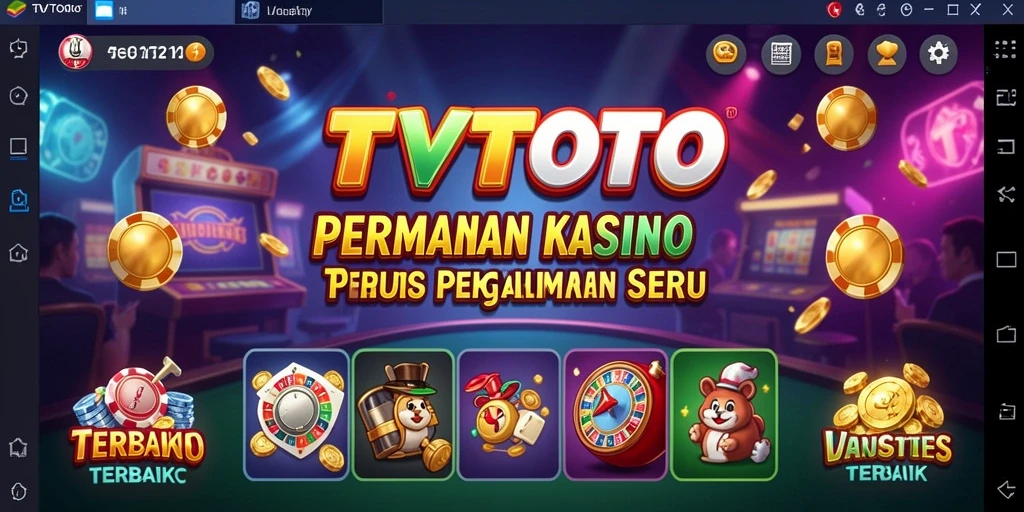 Tangkapan layar permainan TVTOTO yang menampilkan aksi Kasino yang mendebarkan.